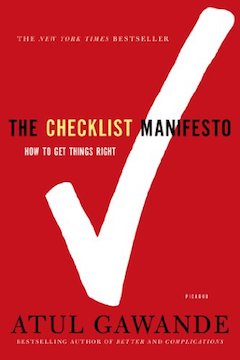 "The Checklist Manifesto"
